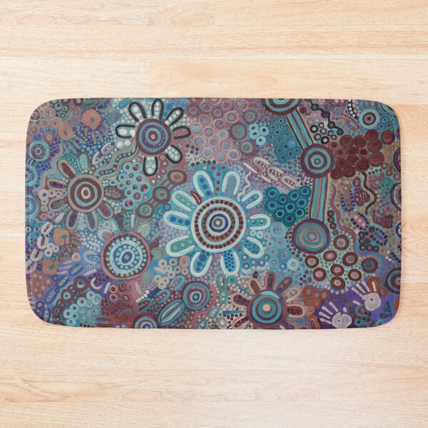 Item preview, Aboriginal Inspired Dot Art - Botanical Floral Peaceful Pattern designed and sold by GrinGalore.