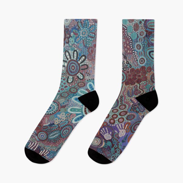Item preview, Aboriginal Inspired Dot Art - Botanical Floral Peaceful Pattern designed and sold by GrinGalore.