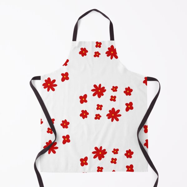 Item preview, Mini Red Flowers Doodle Pattern designed and sold by การออกแบบคิงซาคาอิ.