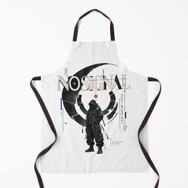 Item preview, No Signal Dark Techwear Offline Cyberpunk Streetwear designed and sold by Trendy-Artistry.