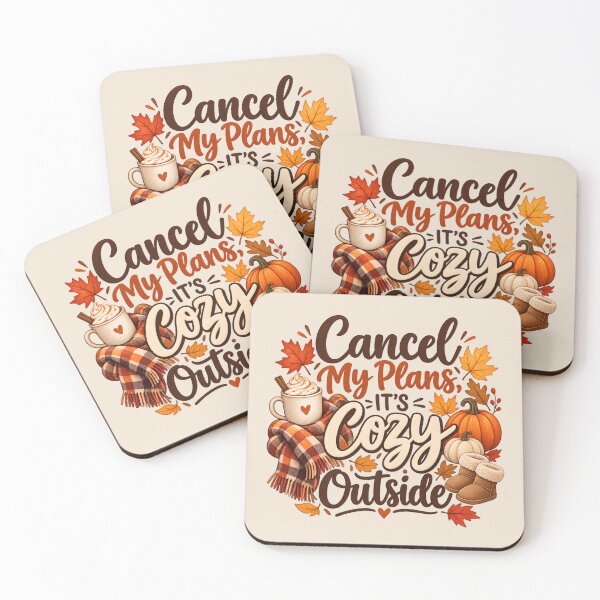 Item preview, Cancel My Plans, It’s Cozy Outside – Autumn Fall Vibes designed and sold by blankTeeShirt.