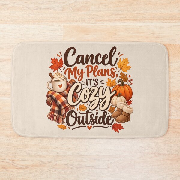 Item preview, Cancel My Plans, It’s Cozy Outside – Autumn Fall Vibes designed and sold by blankTeeShirt.