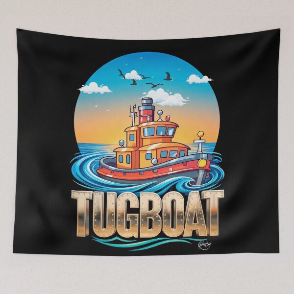 Item preview, Sailing toward tomorrow: Tugboat adventure  designed and sold by Gnarly360.