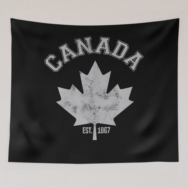 Aperçu de l'œuvre Joli drapeau canadien (fondé en 1867) – Fiers Canadiens, femmes et enfants créée et vendue par Krwasatoune.