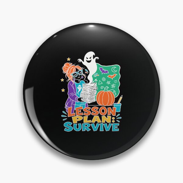 Item preview, Halloween Teacher Humor | Lesson Plan Survive Ghost Classroom designed and sold by Uglyandcute.