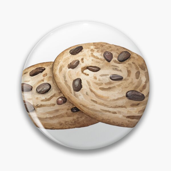 Item preview, Watercolor Chocolate Chip Cookies Illustration designed and sold by AlinaMel.