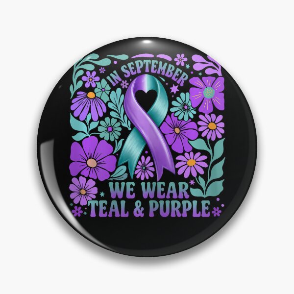 Item preview, In September We Wear Teal And Purple Awareness You Matter designed and sold by Krwasatoune.
