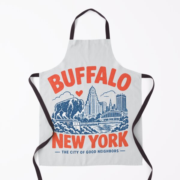 Item preview, Buffalo NY Retro City designed and sold by HowToCanadian.