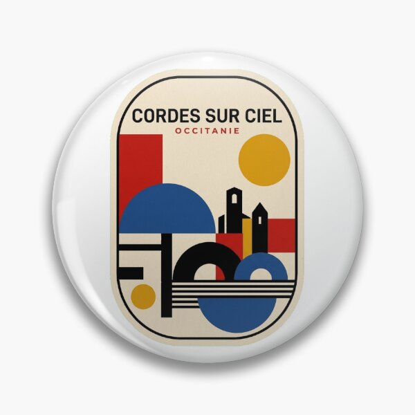 Item preview, Retro Cordes Sur Ciel Bauhaus Geometric Skyline designed and sold by k3rstman1.