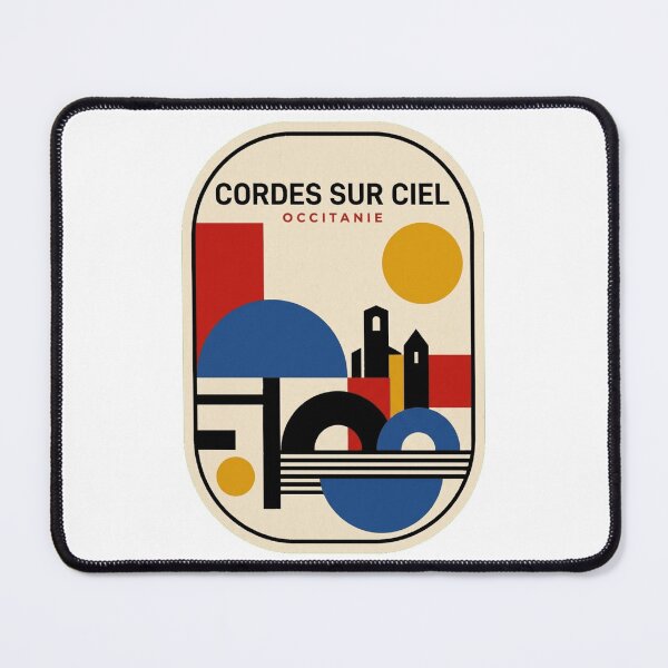 Item preview, Retro Cordes Sur Ciel Bauhaus Geometric Skyline designed and sold by k3rstman1.