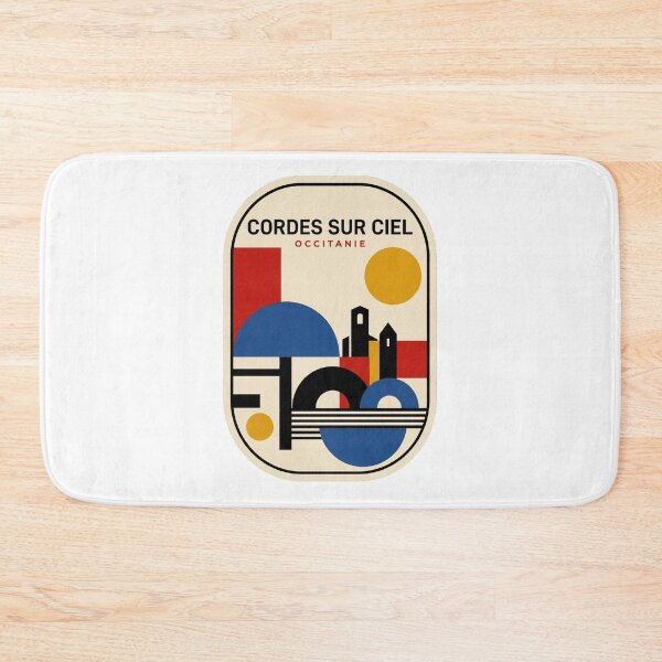Item preview, Retro Cordes Sur Ciel Bauhaus Geometric Skyline designed and sold by k3rstman1.