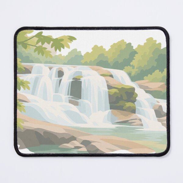 Item preview, Tropical Waterfall Jungle Nature Landscape designed and sold by mateuszwrz.