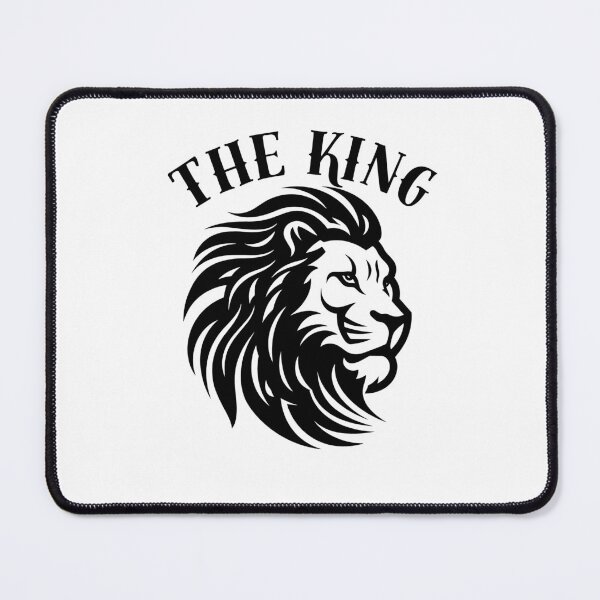Item preview, The King Lion Profile Line Art designed and sold by MRK-Fashion.