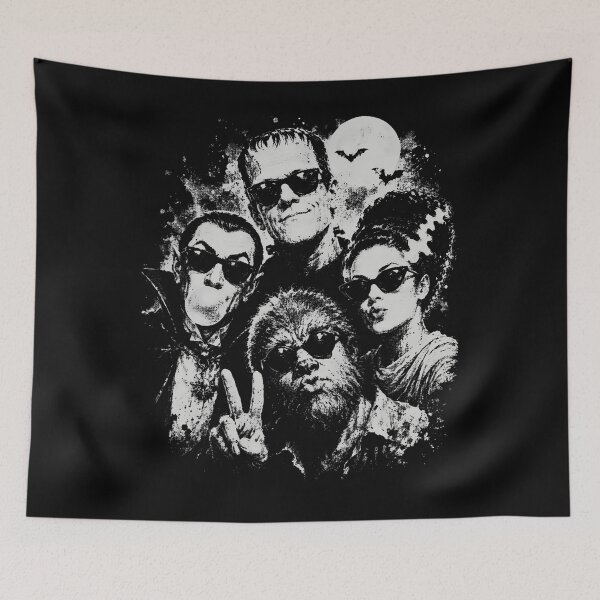 Item preview, Vintage 90S Halloween Frankenstein Monsters Selfie Lovers designed and sold by Krwasatoune.