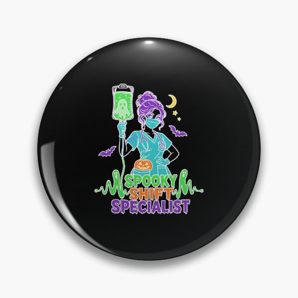 Item preview, Halloween Nurse Humor | Spooky Shift Specialist Ghost Healthcare designed and sold by Uglyandcute.