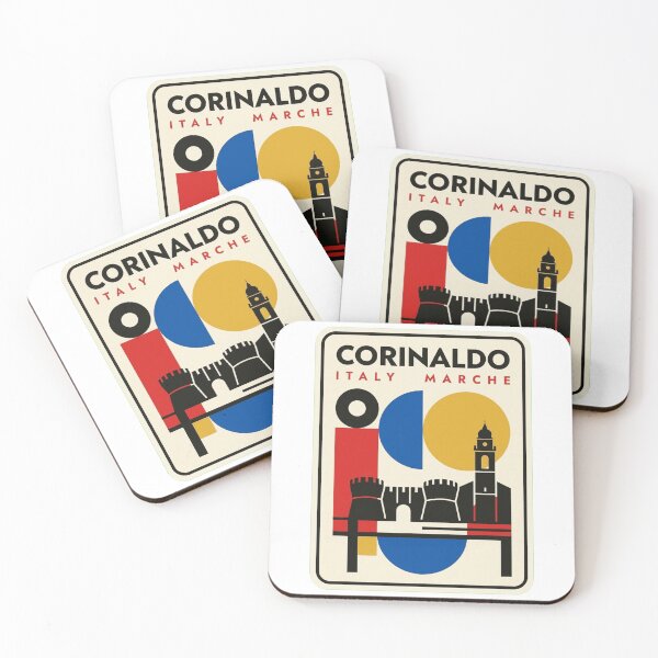 Item preview, Retro Corinaldo Bauhaus Geometric Skyline designed and sold by k3rstman1.