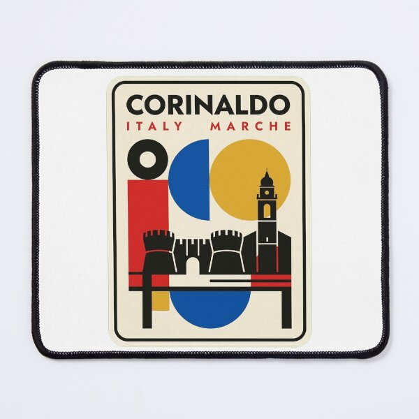 Item preview, Retro Corinaldo Bauhaus Geometric Skyline designed and sold by k3rstman1.