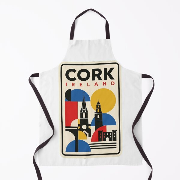 Item preview, Retro Cork Bauhaus Geometric Skyline designed and sold by k3rstman1.