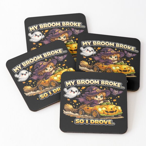 Item preview, My Broom Broke Funny Halloween Witch designed and sold by Yomere.