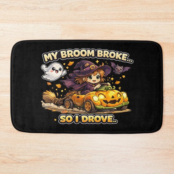 Item preview, My Broom Broke Funny Halloween Witch designed and sold by Yomere.