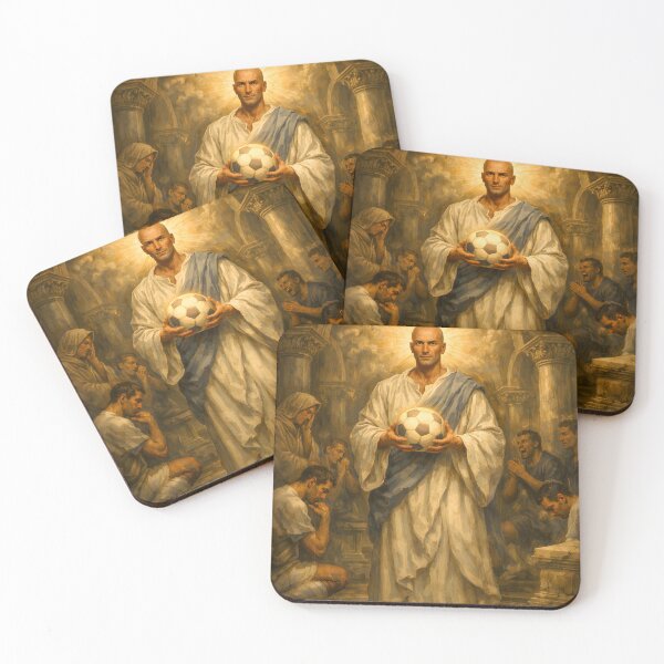 Item preview, Zinedine Zidane – The Maestro’s Revelation | Baroque Football Legend Art designed and sold by WhisperFrame.