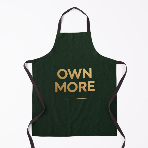 Item preview, Own More | Minimalist Dark Green Wealth Poster designed and sold by Zaramodo.