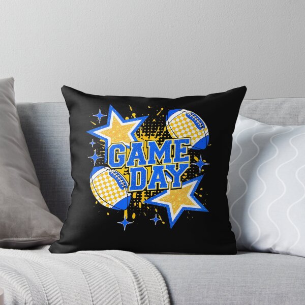 Item preview, Game Day Football Season Football Mom Kids Blue  Gold  designed and sold by Eat-Apples.