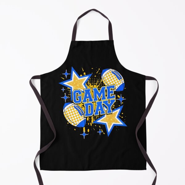 Item preview, Game Day Football Season Football Mom Kids Blue Gold designed and sold by Eat-Apples.