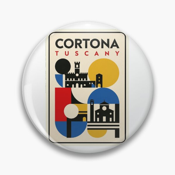 Item preview, Retro Cortona Bauhaus Geometric Skyline designed and sold by k3rstman1.