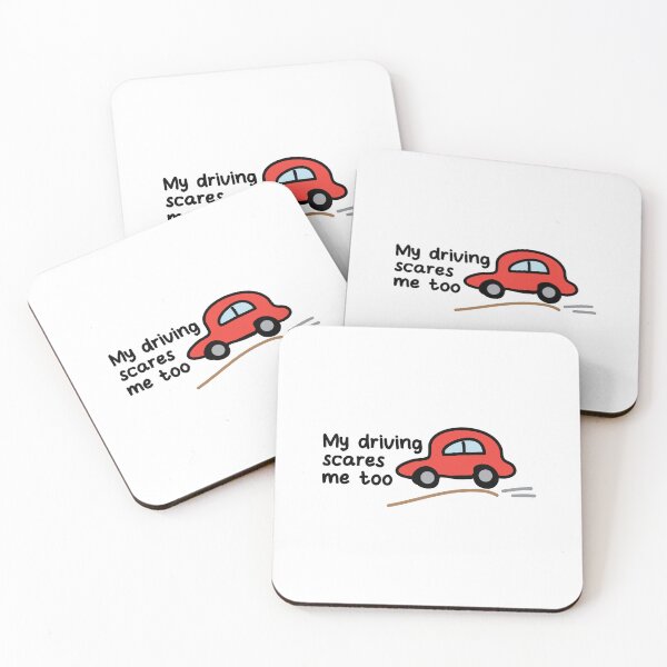 Item preview, My driving scares me too funny driving quote designed and sold by fluffyfamcraft.