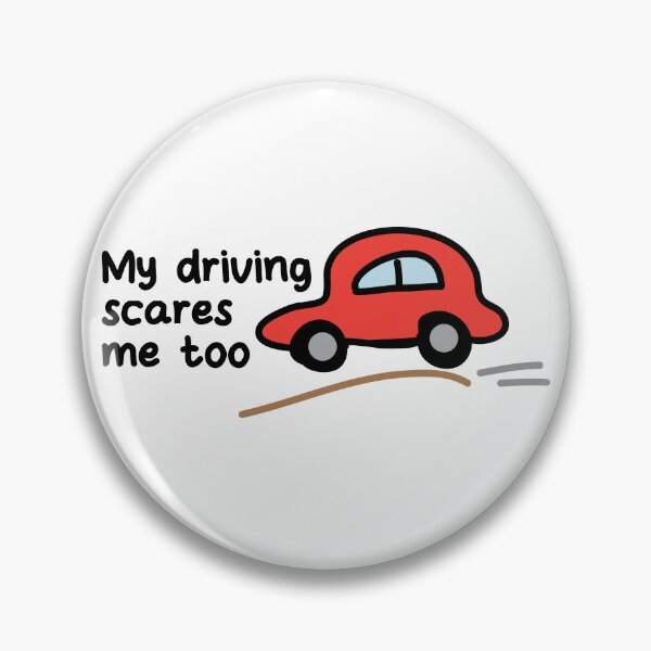 Item preview, My driving scares me too funny driving quote designed and sold by fluffyfamcraft.