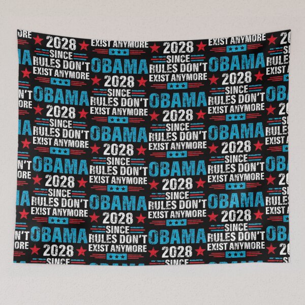 Item preview, Obama 2028 Since Rules Don'T Exist Anymore Satire (On Back) designed and sold by Eat-Apples.