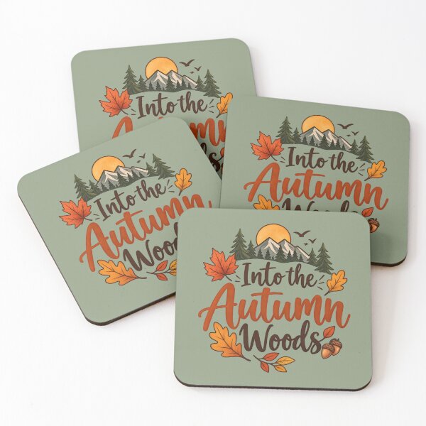 Item preview, Into the Autumn Woods – Cozy Fall Mountain Adventure designed and sold by blankTeeShirt.