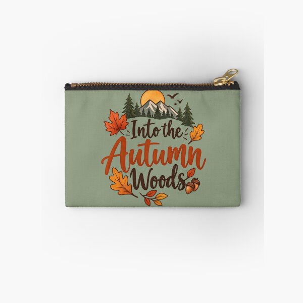 Item preview, Into the Autumn Woods – Cozy Fall Mountain Adventure designed and sold by blankTeeShirt.