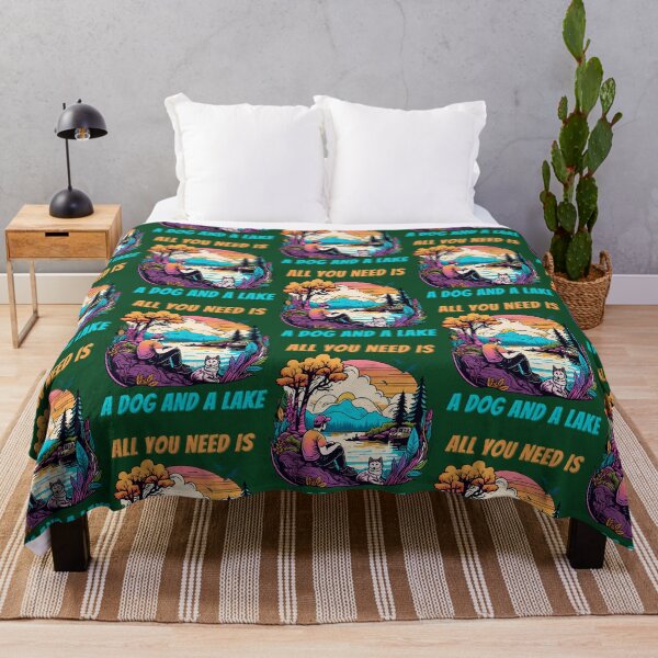Item preview, All You Need Is A Dog And A Lake 479 designed and sold by MCCreative22.