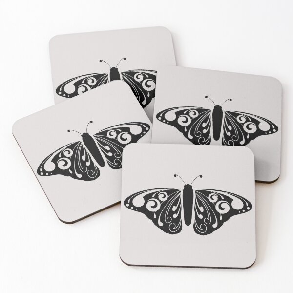 Item preview, Koru Butterfly - Black designed and sold by MY NEW ZEALAND.