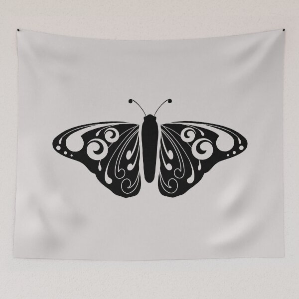 Item preview, Koru Butterfly - Black designed and sold by MY NEW ZEALAND.