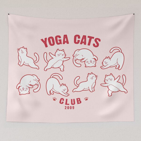 Item preview, Yoga Cats Club designed and sold by chillaxcats.