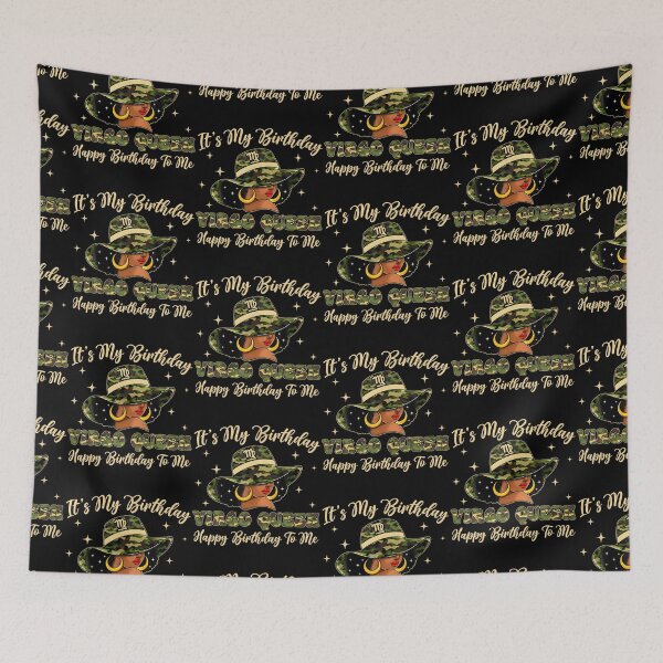Item preview, Virgo Queen Black Woman Cap Camo It'S My Birthday Girls designed and sold by Eat-Apples.
