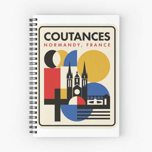 Item preview, Retro Coutances Bauhaus Geometric Skyline designed and sold by k3rstman1.
