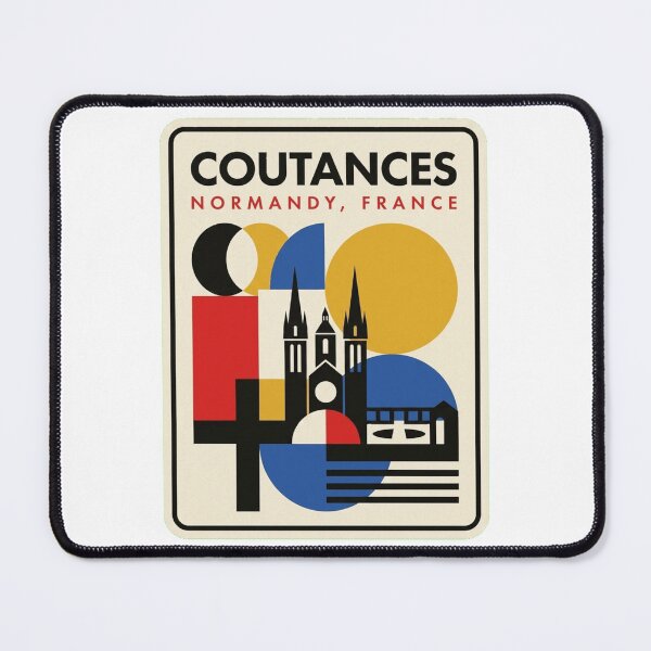 Item preview, Retro Coutances Bauhaus Geometric Skyline designed and sold by k3rstman1.