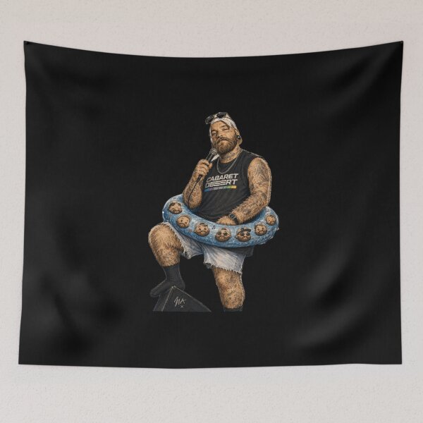 Item preview, Teddy - No Bad Dreams - Retro Bearded Singer Fan Art designed and sold by Addy77shop.