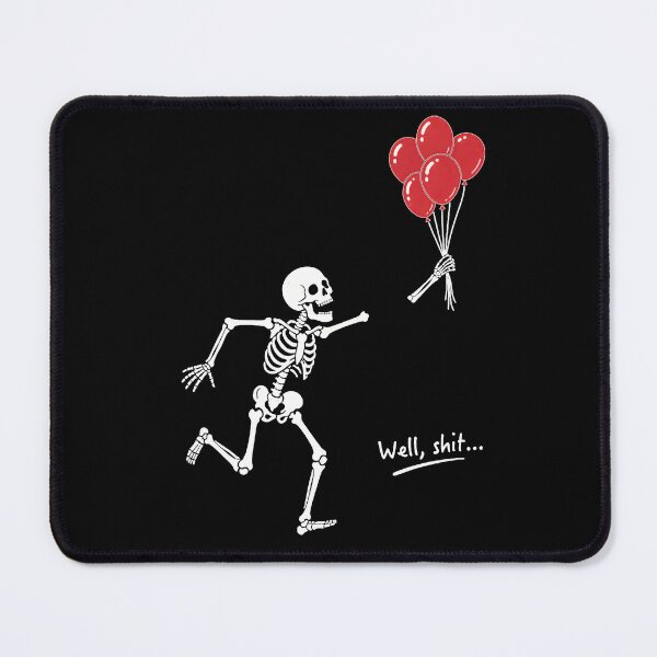 Item preview, Halloween Well Shit Skeleton Lost Balloon Funny designed and sold by DienesAngele.