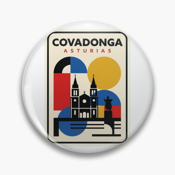 Item preview, Retro Covadonga Bauhaus Geometric Skyline designed and sold by k3rstman1.