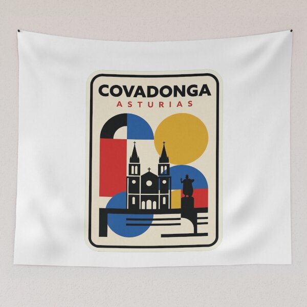 Item preview, Retro Covadonga Bauhaus Geometric Skyline designed and sold by k3rstman1.
