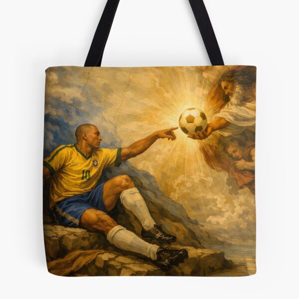 Item preview, Ronaldo (R9) – The Creation of a Phenomenon | Baroque Football Legend Art designed and sold by WhisperFrame.