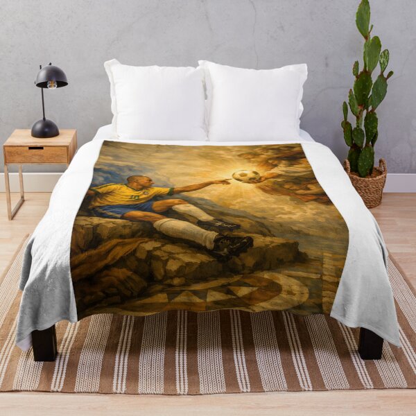 Item preview, Ronaldo (R9) – The Creation of a Phenomenon | Baroque Football Legend Art designed and sold by WhisperFrame.