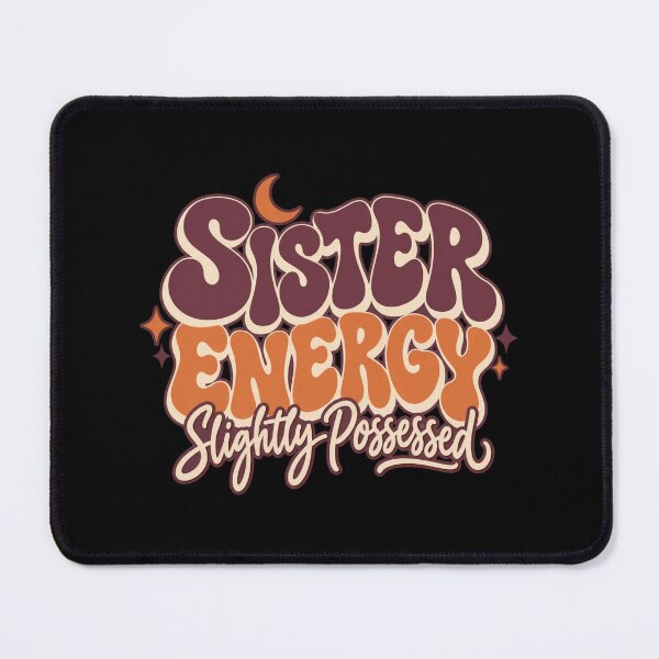 Item preview, Sister Energy Slightly Possessed Retro Halloween Sister designed and sold by PhylonBoxx.