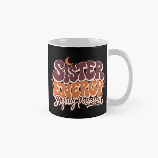 Item preview, Sister Energy Slightly Possessed Retro Halloween Sister designed and sold by PhylonBoxx.