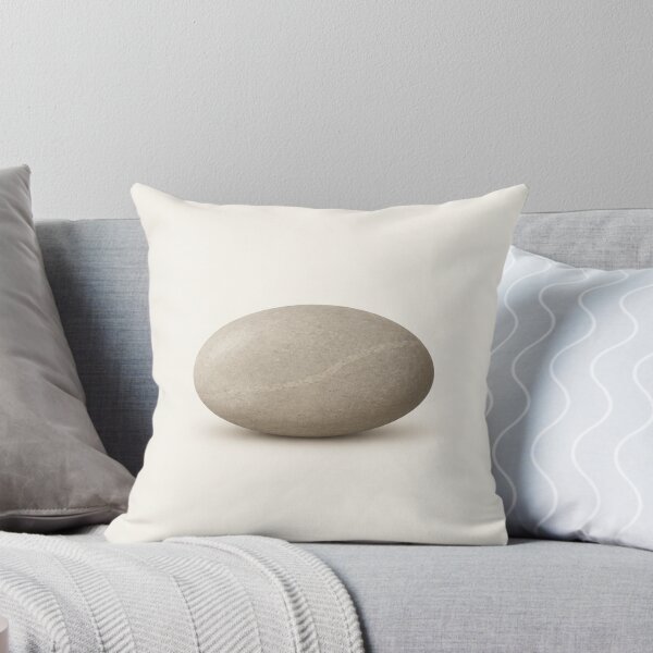 Item preview, Single Weathered Pebble | Minimalist Neutral Wabi-Sabi Print designed and sold by Zaramodo.